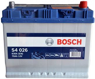 Аккумулятор автомобильный 70Ач 630А "+" справа Bosch