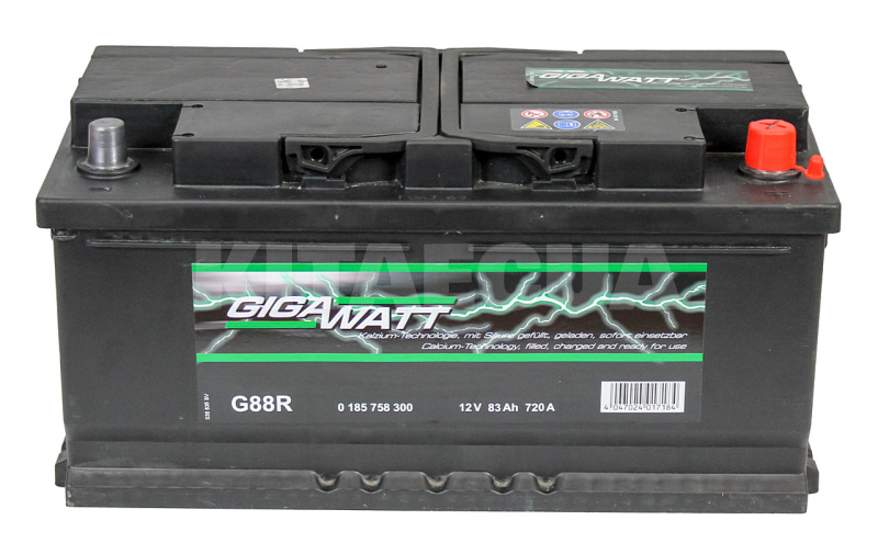 Аккумулятор автомобильный 83Ач 720А "+" справа GIGAWATT (GW 0185758300)