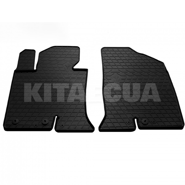 Резиновые коврики передние Kia Optima (TF) (2010-2015) HK клипсы Stingray (1009372)