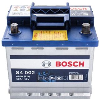 Аккумулятор автомобильный 52Ач 470А "+" справа Bosch