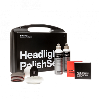 Набор для полировки фар Headlight Polish Set Koch Chemie