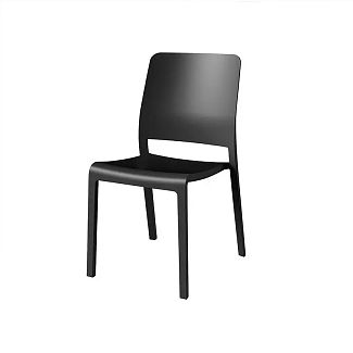 Стул садовый пластиковый Keter Charlotte Deco Chair серый до 110 кг Evolutif