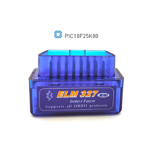 Сканер-адаптер OBD2 Bluetooth v1.5 2 плати діагностичний чіп Pic18F25K80 (повна версія Elm Electr Elm 327