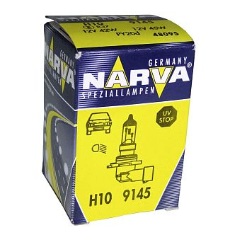 Галогенная лампа H10 45W 12V NARVA