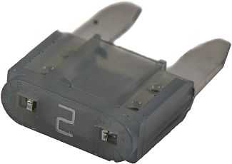 Предохранитель вилочный 2А mini FN серый Bosch