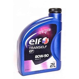 Масло трансмиссионное минеральное 2л 80W-90 Tranself EP ELF
