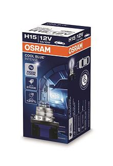 Галогенная лампа H15 55/15W 12V Cool Blue +20% Osram