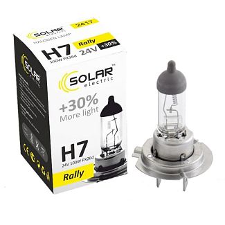 Галогенная лампа H7 100W 24V Starlight +30% Solar