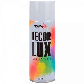 Краска белая 450мл акриловая Decor Lux NOWAX