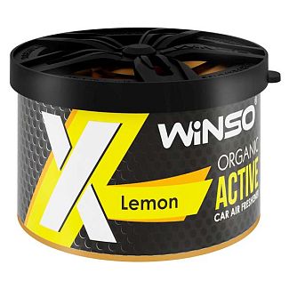Ароматизатор "лимон" 40г Organic X Active Lemon Winso