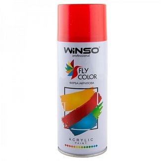 Фарба червона 450мл акрилова Winso