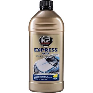 Автошампунь Express Plus 500мл концентрат з воском з ароматом лимон K2