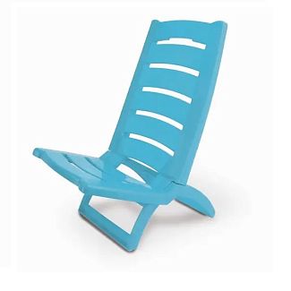 Кресло-шезлонг 37.5х65 пластик голубой до 80 кг Adriatic