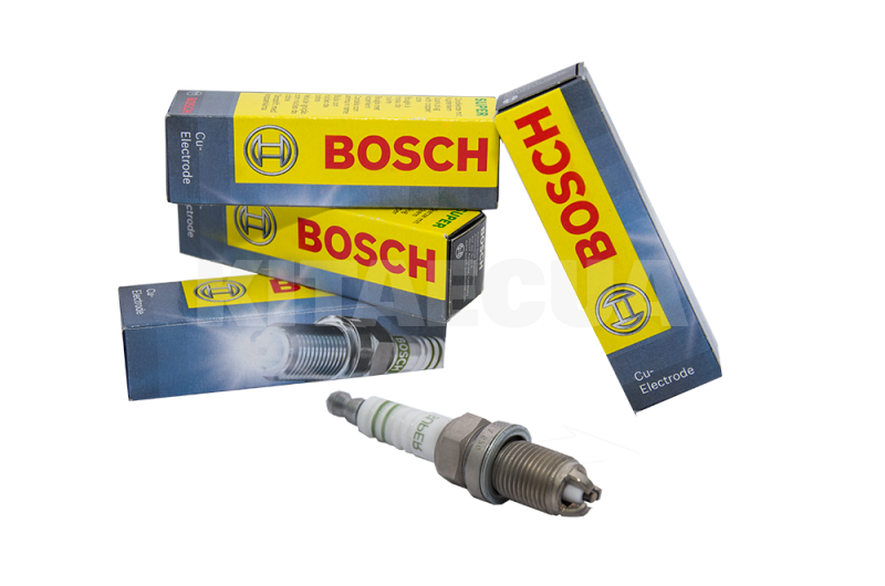Свечи зажигания комплект (3 контакта) Bosch на Chery AMULET (A11-3707110BA) - 2