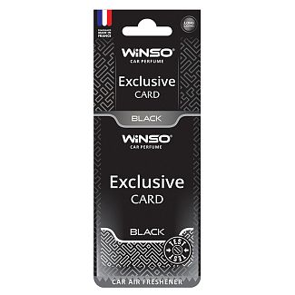 Ароматизатор Exclusive Black "чёрный" сухой листик Winso