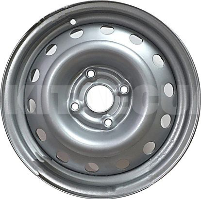 Диск колесный 4x114.3 серебристый металлик для шины 195/55R15 и 185/60R15 КРКЗ (231.3101015KGSM)