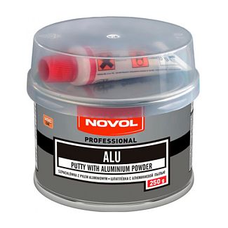 Шпаклівка 250г алюмінієва самовирівнююча темно-сіра ALU NOVOL