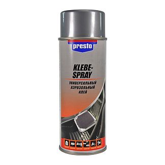 Клей аерозольный полиуретановый Klebe-Spray 400мл PRESTO