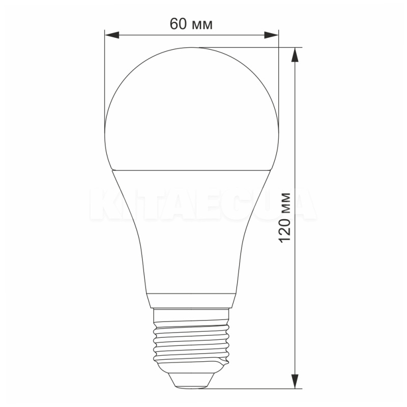 LED лампа 12W VIDEX (VL-A60e-12274-S) - 3