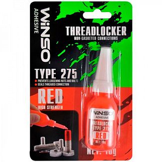 Фіксатор різьблення червоний 10г Threadlocker Type 275 Winso