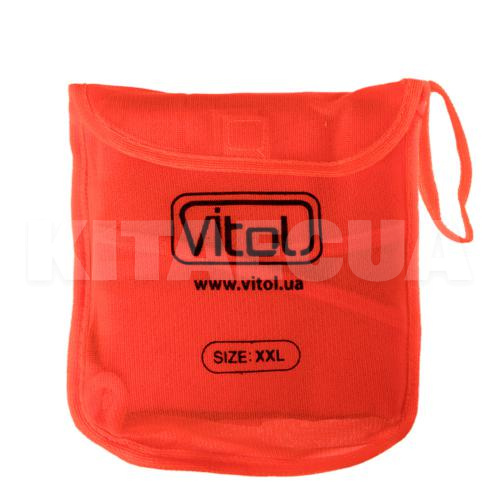 Жилет безопасности светоотражающий оранжевый XXL VITOL (ЖБ004) - 4