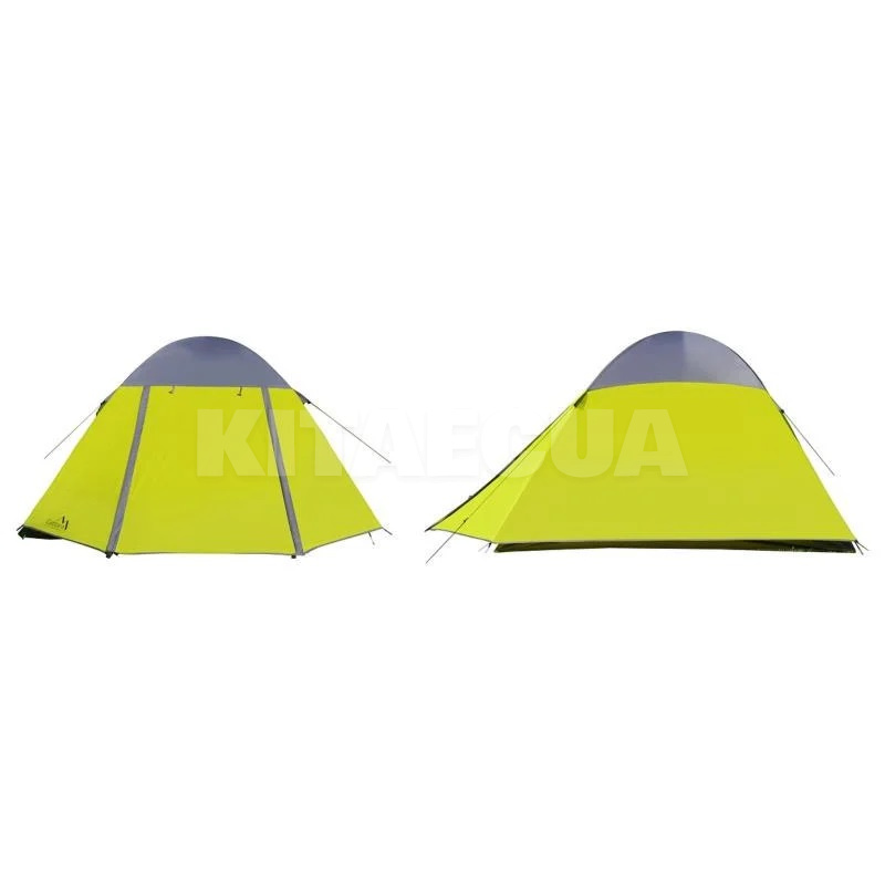 Палатка туристическая 210x210x110 см 3-местная желтая TRENT CATTARA (13357) - 2