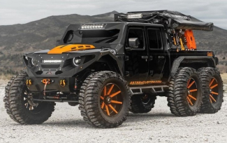 В США представили экстремальный шестиколесный Jeep Gladiator