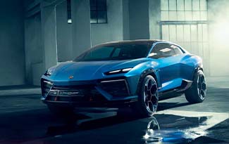 Lamborghini показала фото прототипа первого электрокара в истории марки