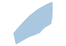 Стекло двери передней левой 