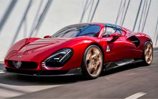 Alfa Romeo представила лимитированный суперкар 33 Stradale