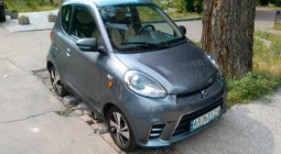В Украине появился необычный электромобиль
