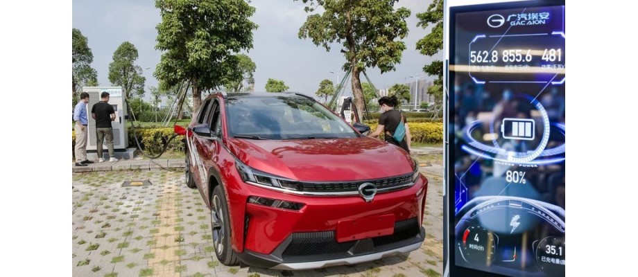 Китайцы представили самую быструю зарядку для электромобилей