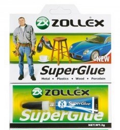 Супер-клей силиконовый 3г ZOLLEX