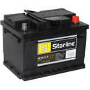 Аккумулятор 60ач euro (t1) 242x175x190 с обратной полярностью 540a STARLINE