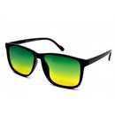 Поляризационные солнцезащитные очки черные зеленая линза GRAFFITO