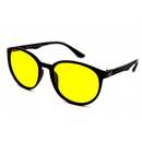 Поляризационные солнцезащитные очки черные желтая линза GRAFFITO