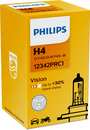 Галогеновая лампа h4 12v 60/55w vision +30% PHILIPS