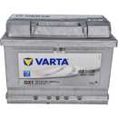 Аккумулятор 61ач euro (t1) 242x175x175 с обратной полярностью 600a silver dynamic VARTA