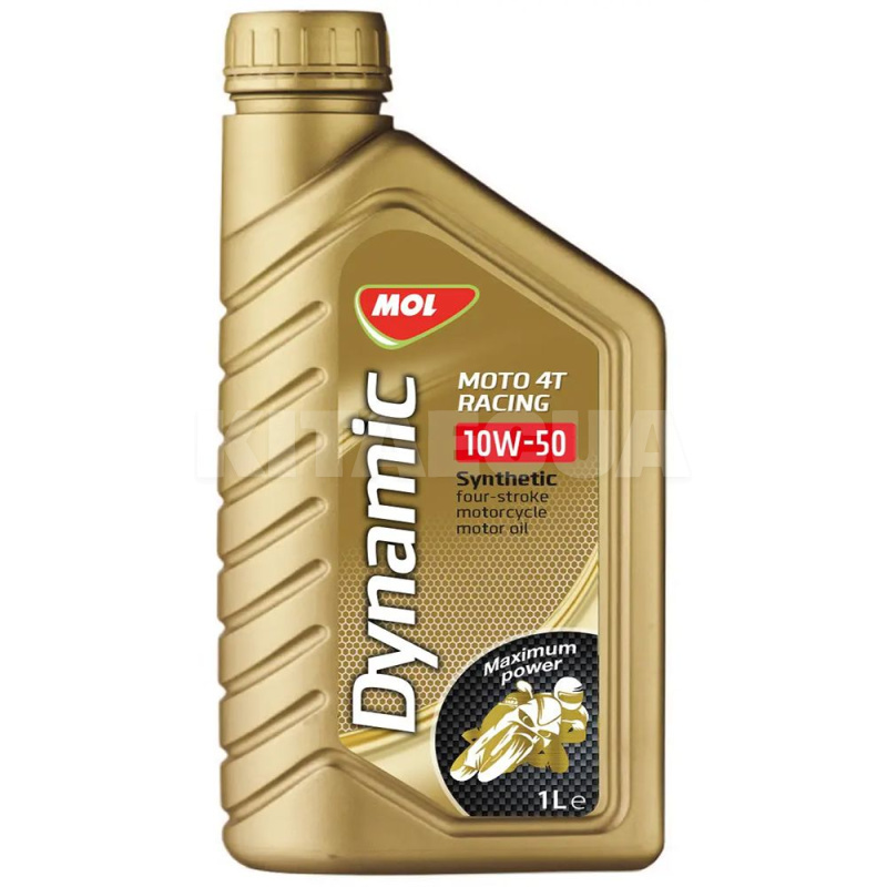 Масло моторное синтетическое 1л 10W-50 DYNAMIC MOTO 4T RACING MOL (13301129)
