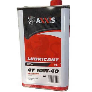 Масло моторное полусинтетическое 1л 10W-40 MOTO 4T AXXIS
