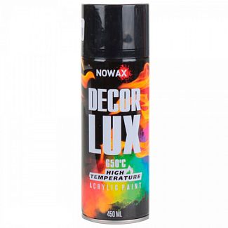 Краска черная 450мл высоко-температурная 650° NOWAX