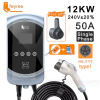 Зарядка для электромобиля Type 1 12 кВт 50А 1-фаза FEYREE (FY12-50-1PH-TP1-CS-P)