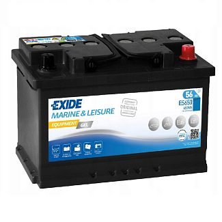 Лодочный аккумулятор 56Ач 650А "+" справа EXIDE