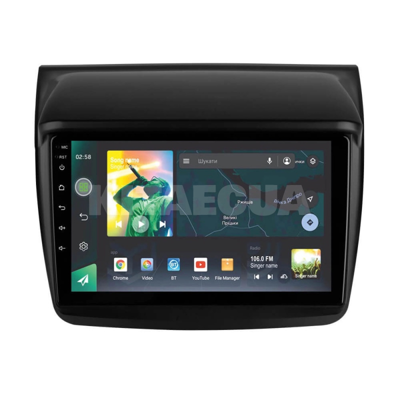 Штатна магнітола X9232 2+32 Gb 9" Mitsubishi Triton 2008-2016 SIGMA4car (33669) - 2