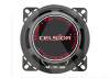 Динамік коаксіальний 2х-смуговий 160Вт 4" (10 см) червоний Celsior (CS-100)