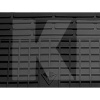 Резиновый водительский коврик Kia Sportage (QL) (2015-2021) СL клипсы Stingray (1009414 ПЛ)