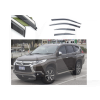 Дефлектори вікон (Вітровики) з нержавіючої сталі 3D на Mitsubishi Pajero Sport/Montero (2016-н.в.) 4 FLY (BMTPS1623-W/S)