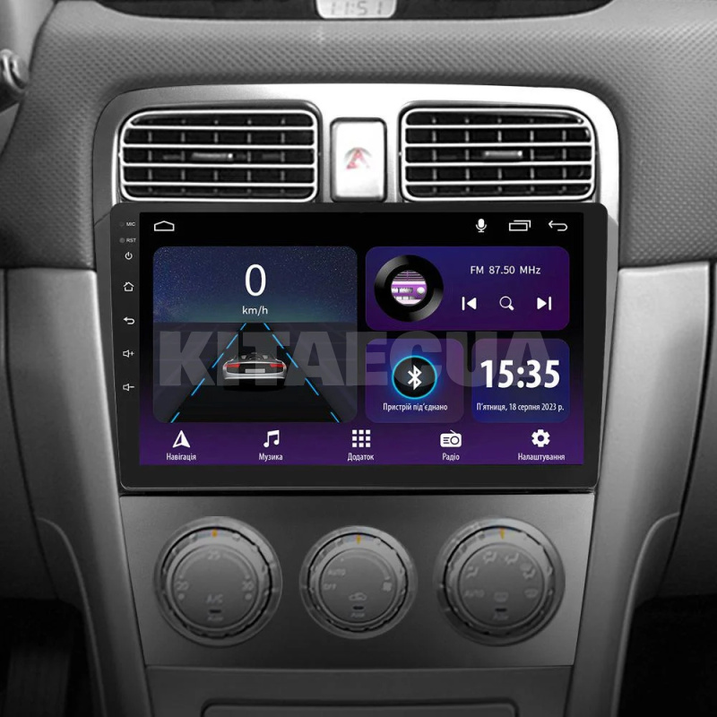 Штатна магнітола E9232 2+32 Gb 9" Subaru Forester SG 2002-2008 SIGMA4car (42135) - 3