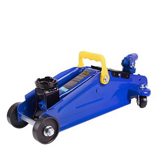 Домкрат гідравлічний підкатний до 2т (135мм-340мм) з кейсом та поворотною ручкою VITOL