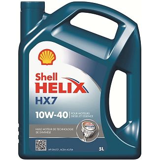 Олія моторна Helix HX7 5л 10W-40 Напівсинтетичне SHELL